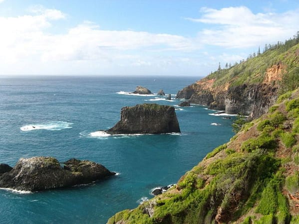 View from Captain Cook Lookout, Norfolk Island. Photo courtesy of Barry and Heather Minton