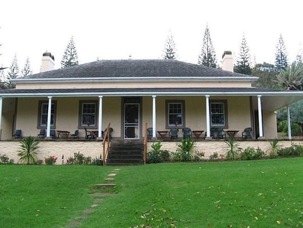 House at a Quality Row, Norfolk Island. Picture courtesy of Barry and Heather Minton