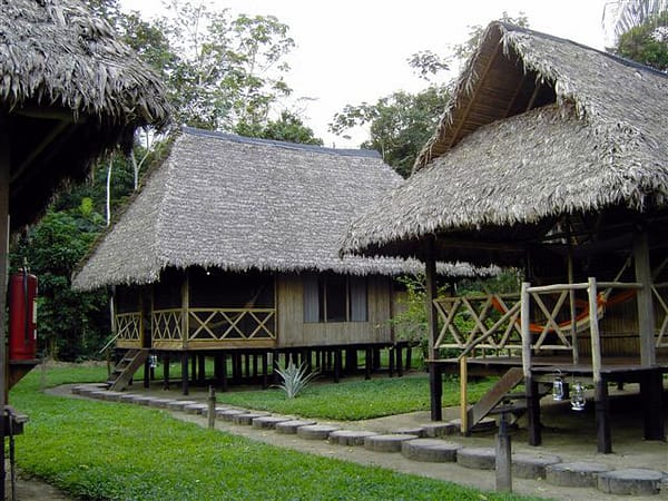 Our accommodation at Reserva Amazonica Inkaterra, Peru