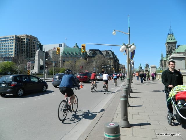 Tulip Festival, Ottawa bikes