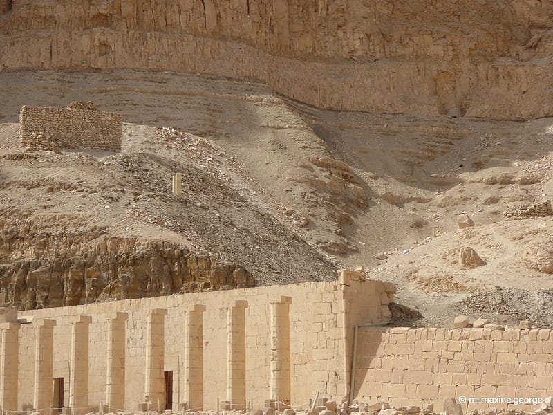Hathor Columns at the Temple of Hatshepsut