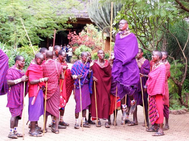 Masai Welcoming Ceremony in the Amboseli, Kenya Photo by Robert Scheer